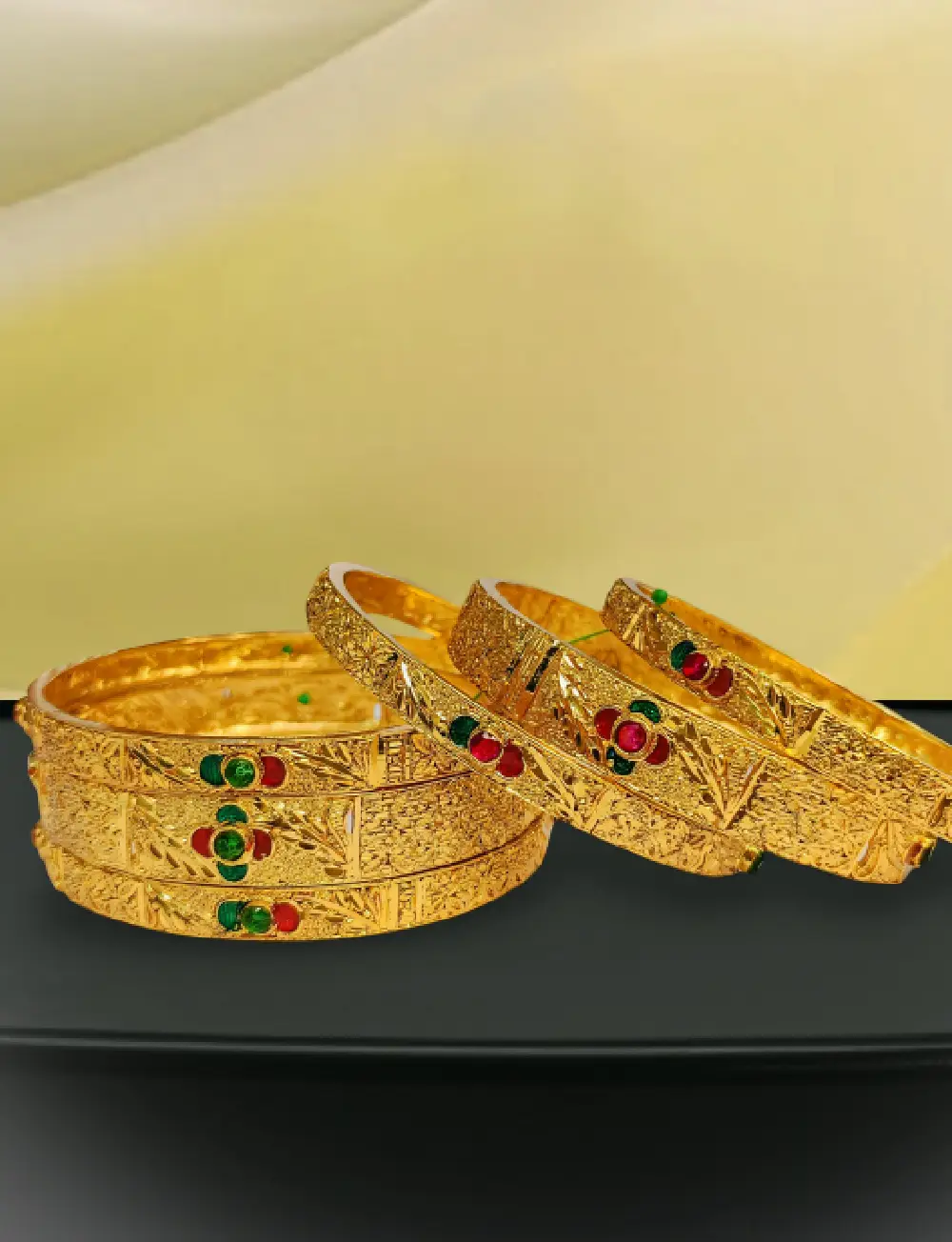 Geru Bangles 6pc 650 D-14