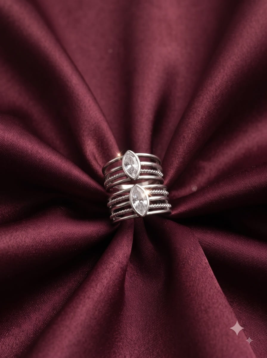 925 Silver Toering 22