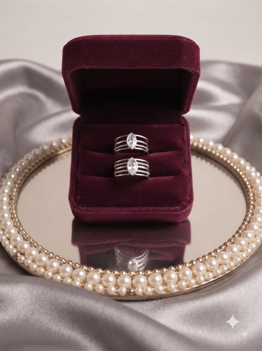 925 Silver Toering 22